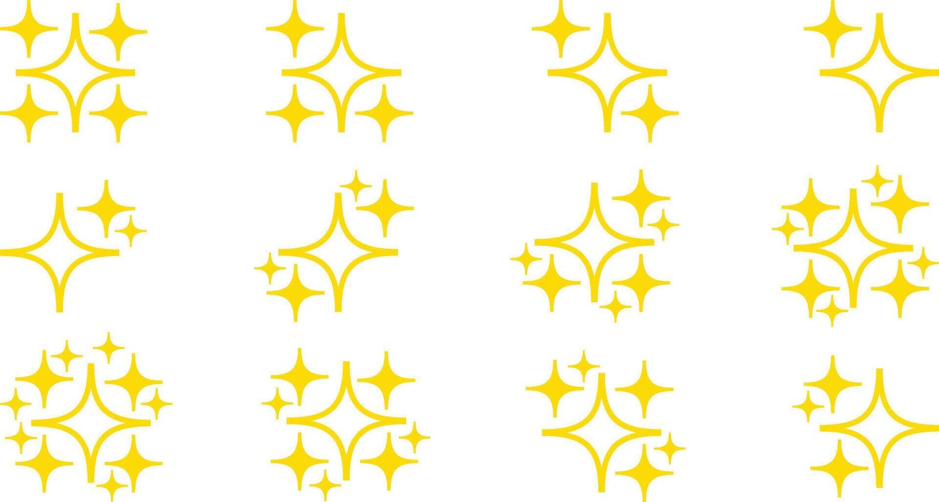 Shiny sparks silhouettes. Isolated silhouette icons set vector