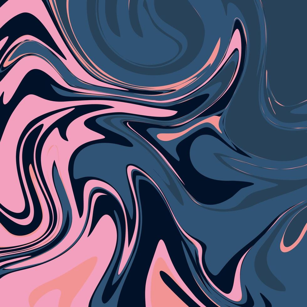 Abstract background with pink and blue swirls vector