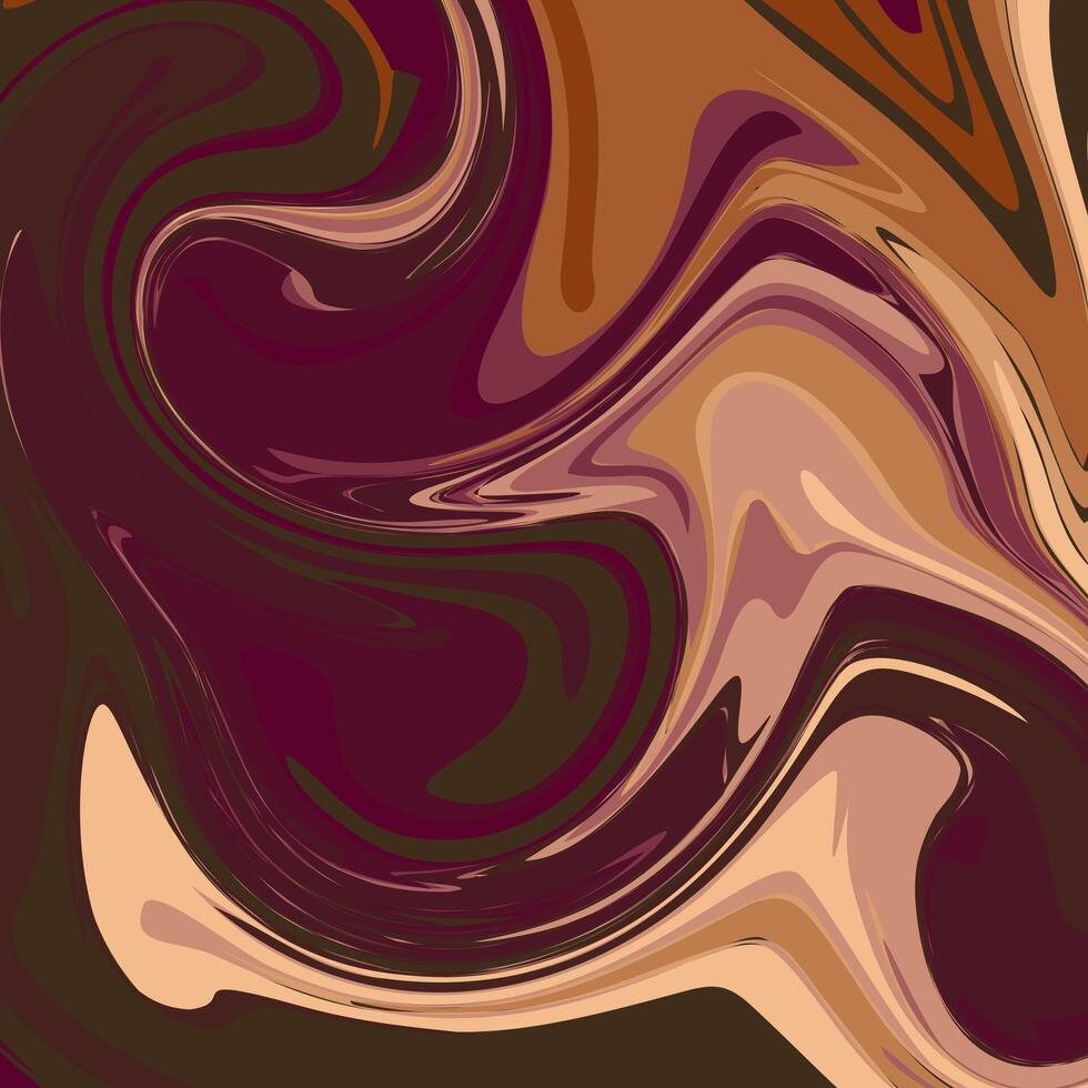 Abstract swirl background with brown and purple colors vector