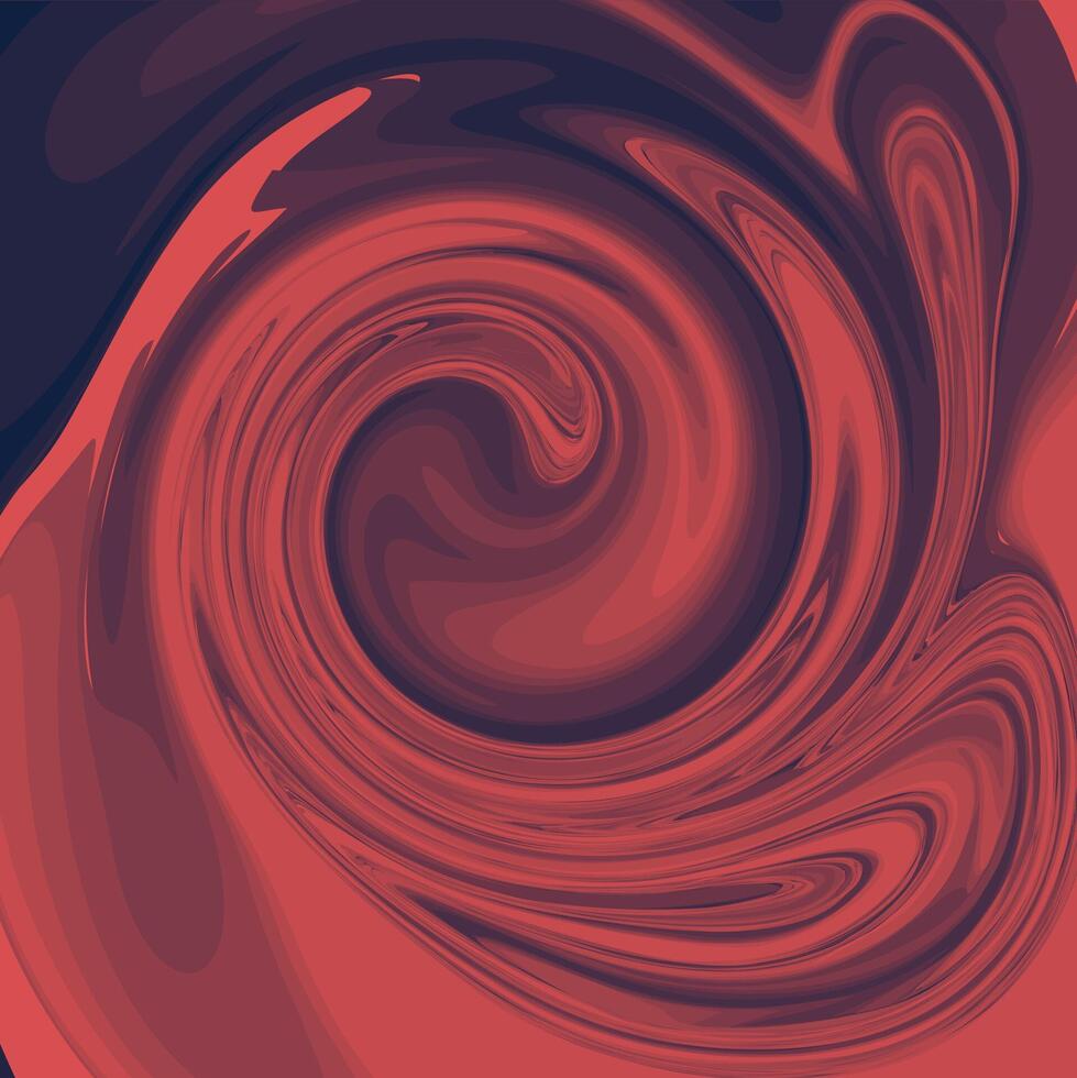 A red and blue swirl background with a swirl in the middle vector