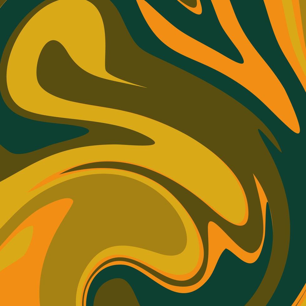 A green, yellow and orange abstract background vector