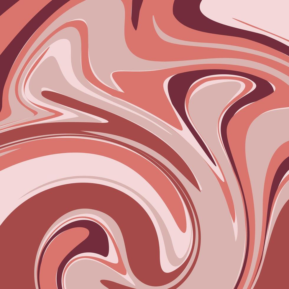 A pink and red swirl background with swirls vector