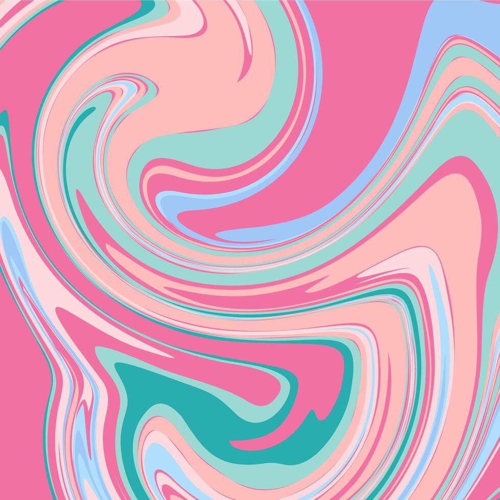 A pink and blue swirled background with a swirl vector