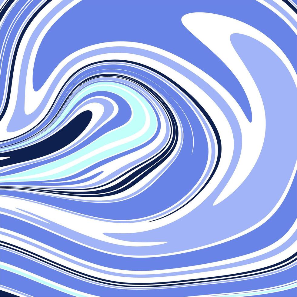 Abstract blue wave background vector