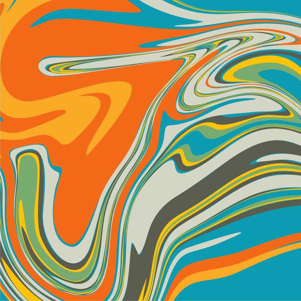 Abstract background with a colorful wave pattern vector