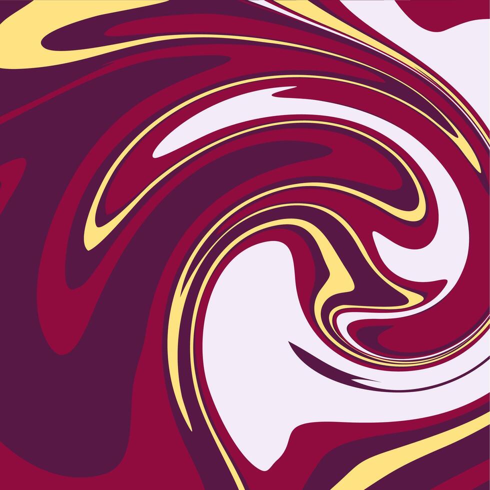 Abstract swirl background with red and yellow colors vector