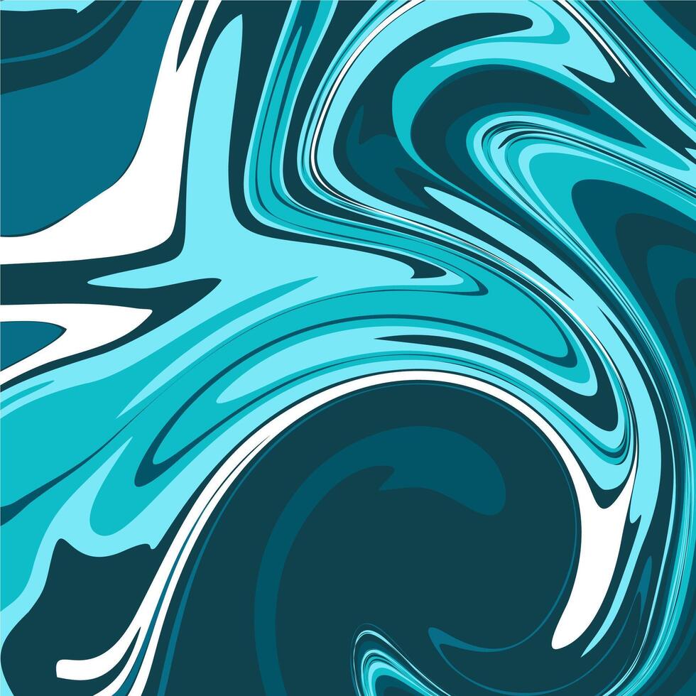 Abstract blue and white swirl background vector