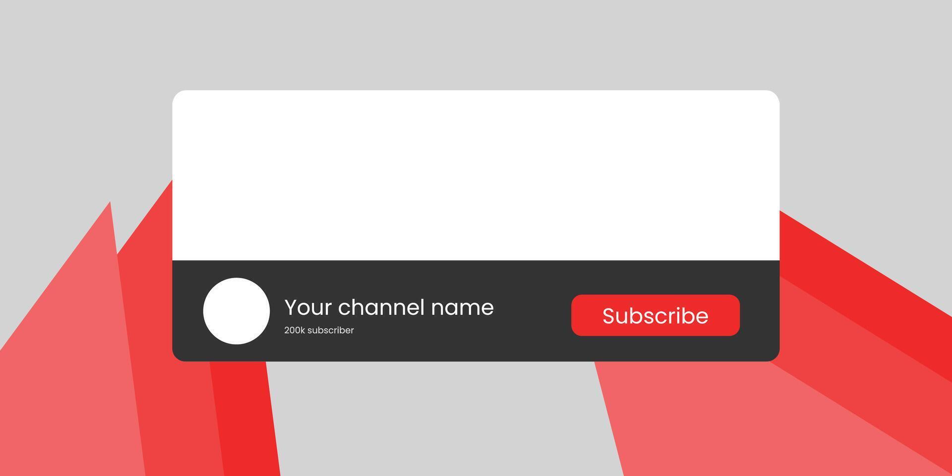 A red and white sign with the word subscribe on it vector