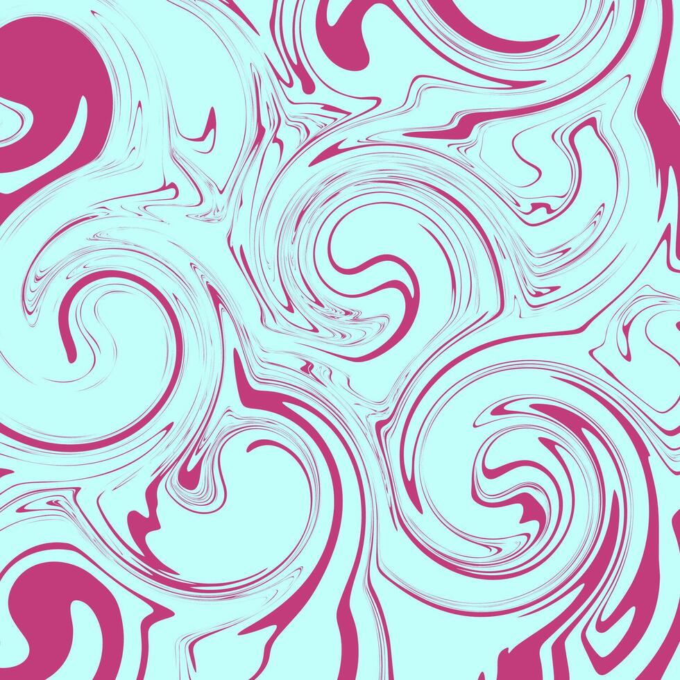 A swirly pattern in pink and blue vector