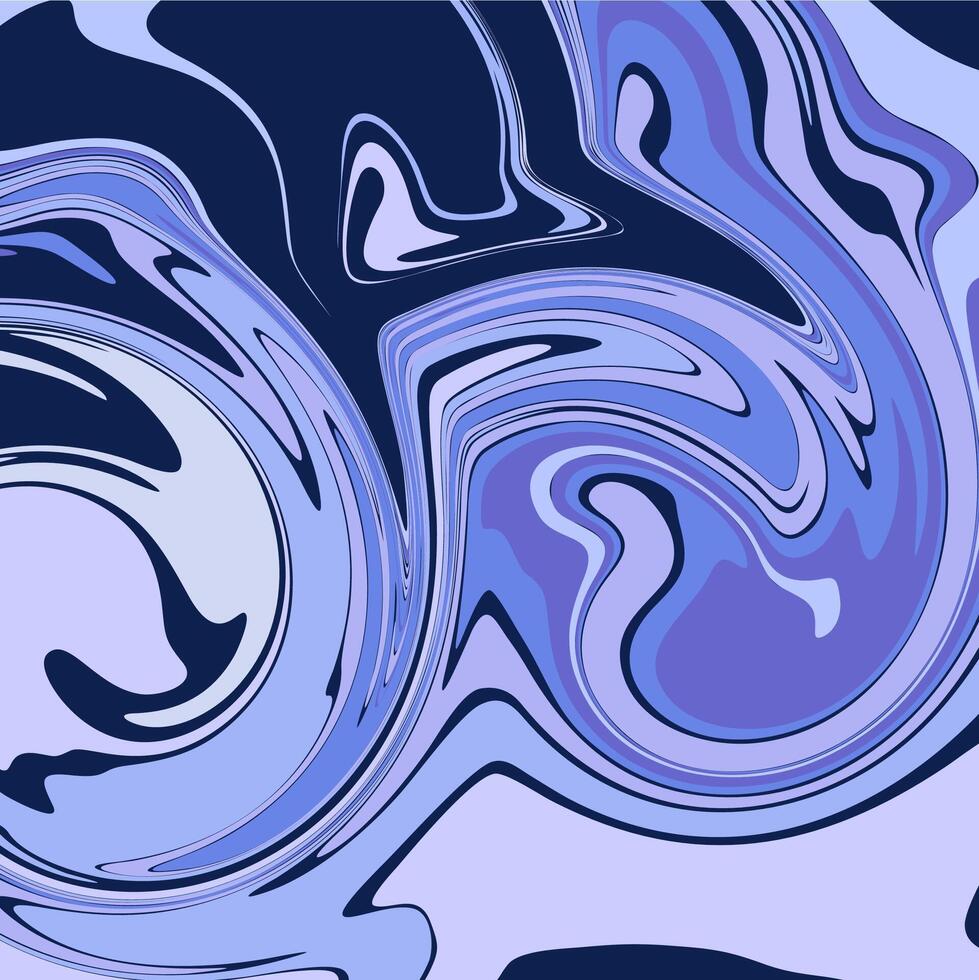 Abstract blue and purple swirl background vector