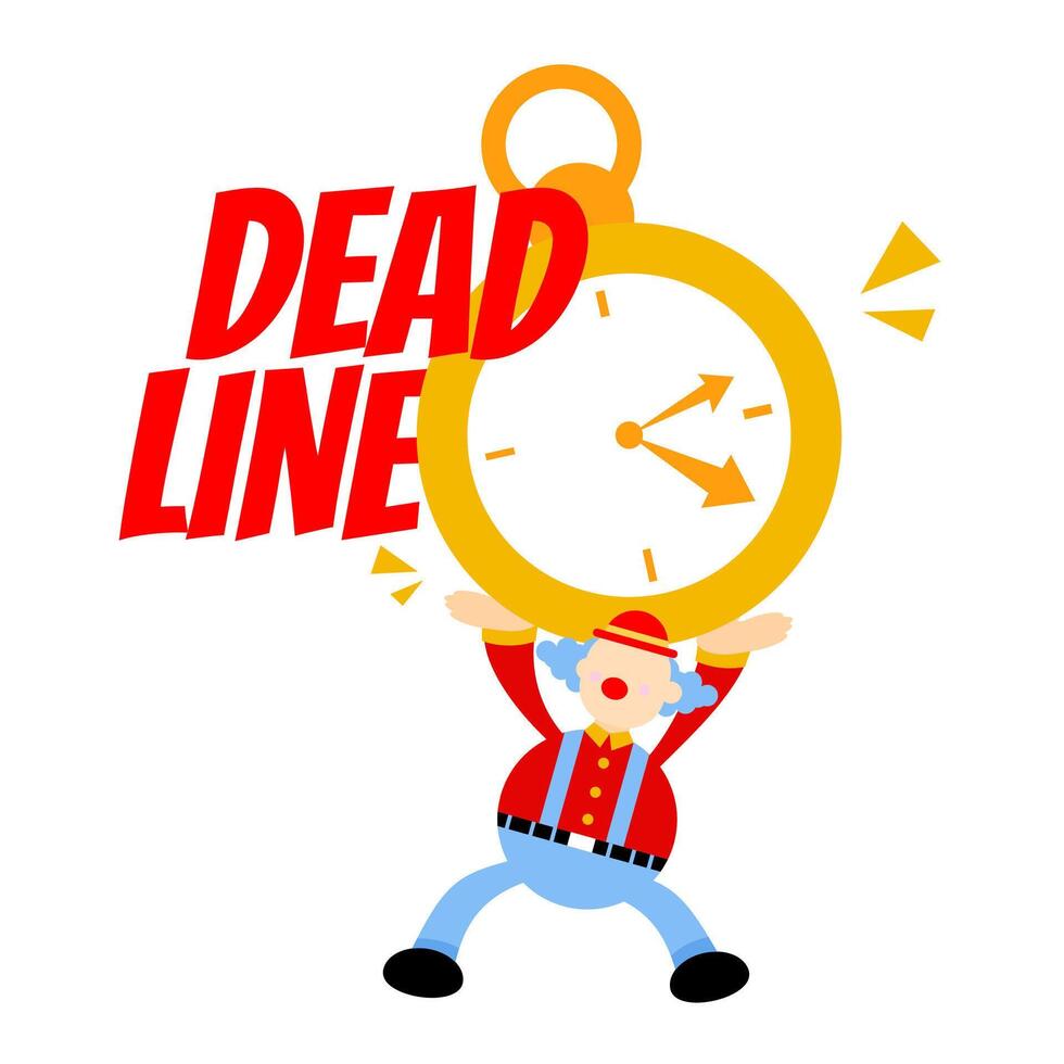 Deadline deadline deadline deadline deadline deadline deadline deadline deadline dead vector