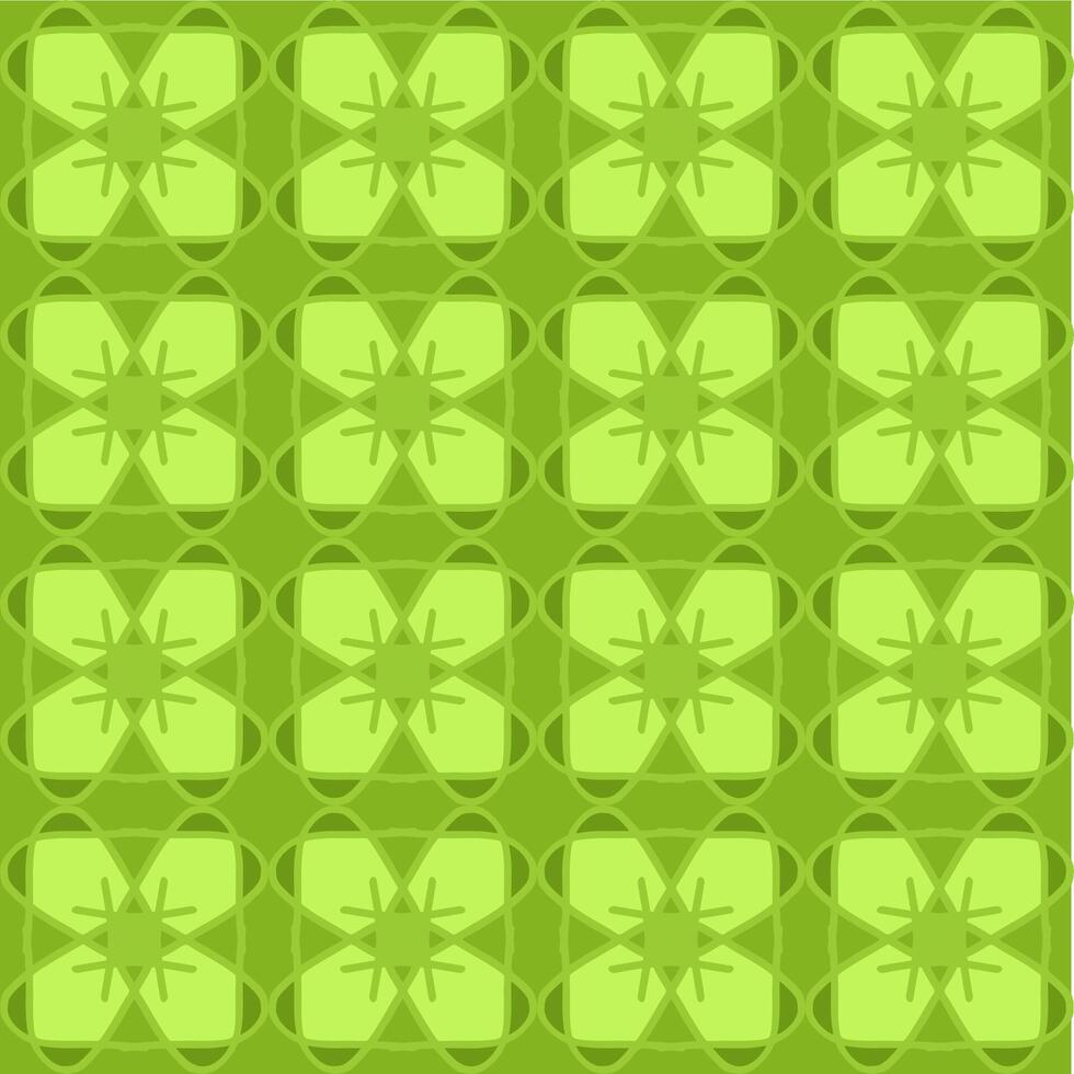 Green abstract pattern vector