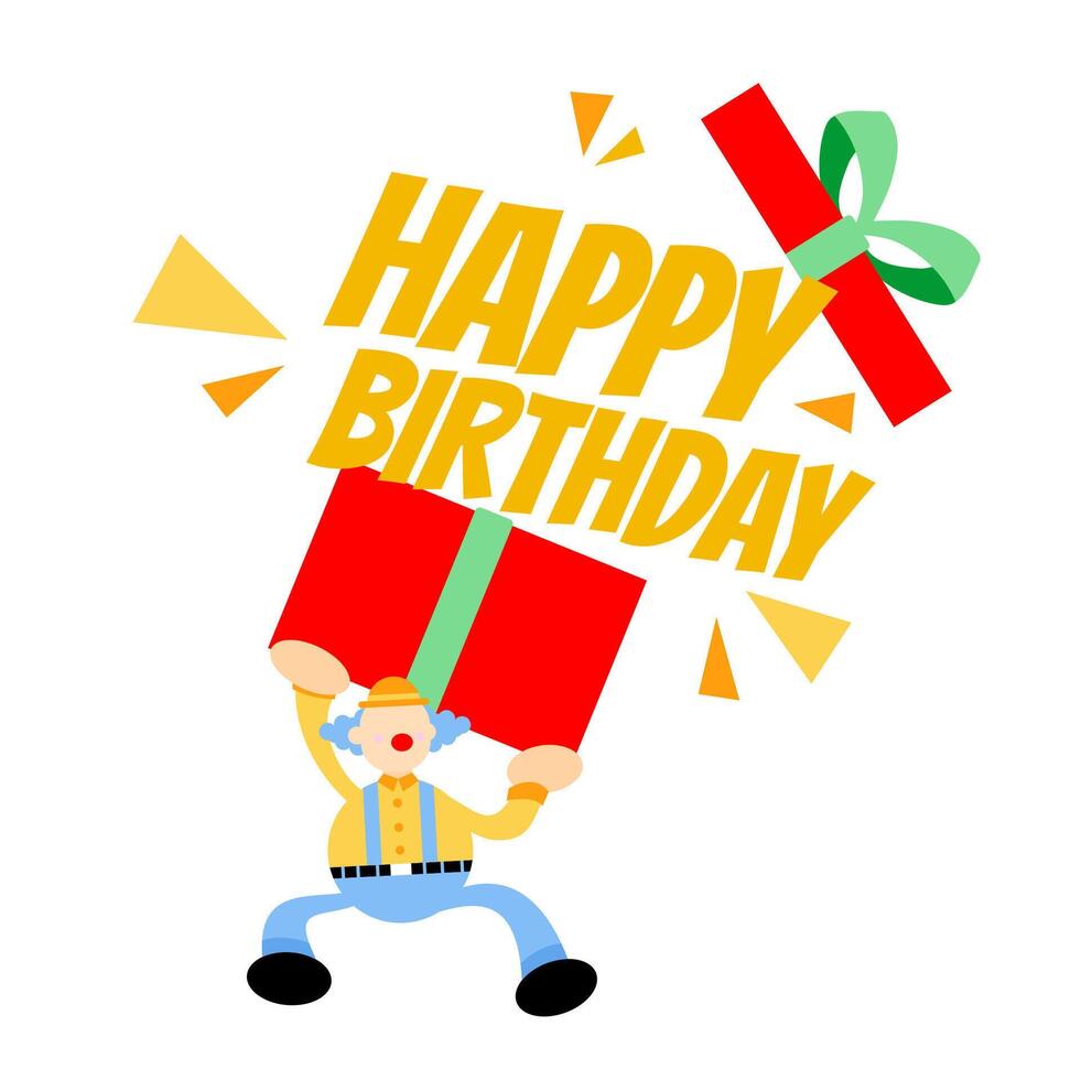 Happy birthday clipart vector