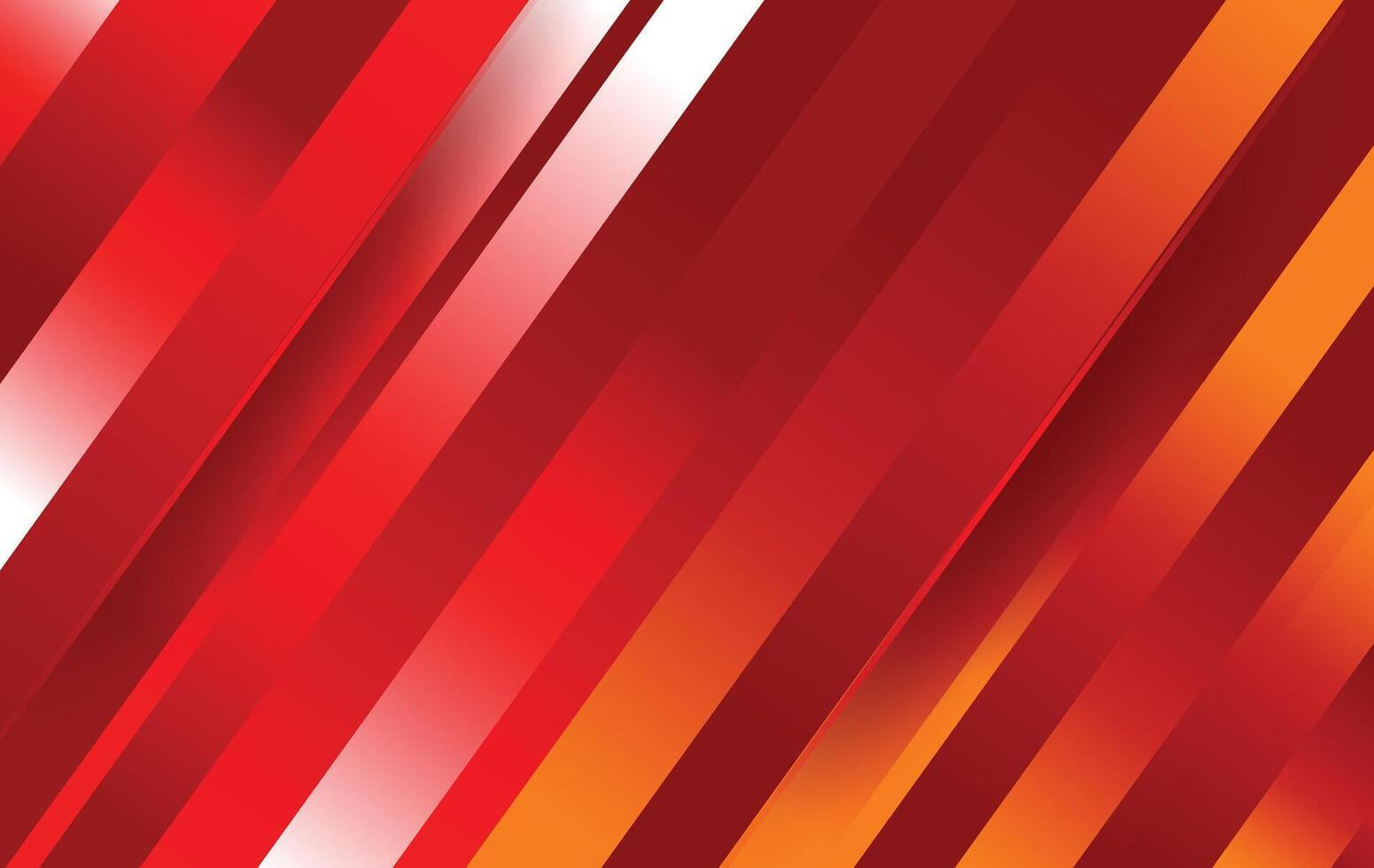 Abstract red and orange lines background vector