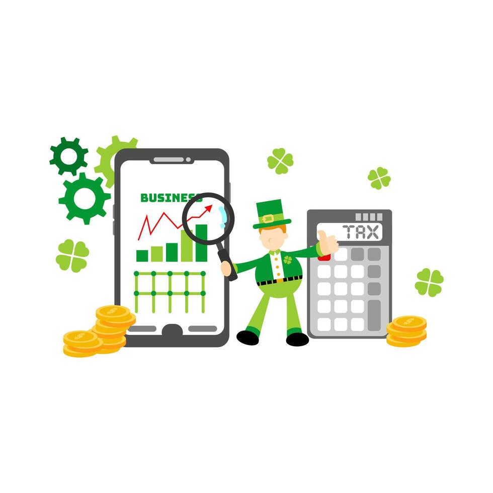 How to make money with st patrick's day vector