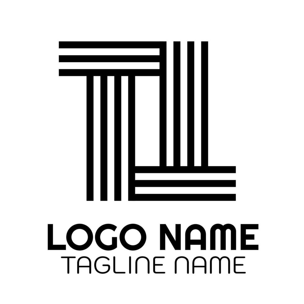 The letter t logo design template vector