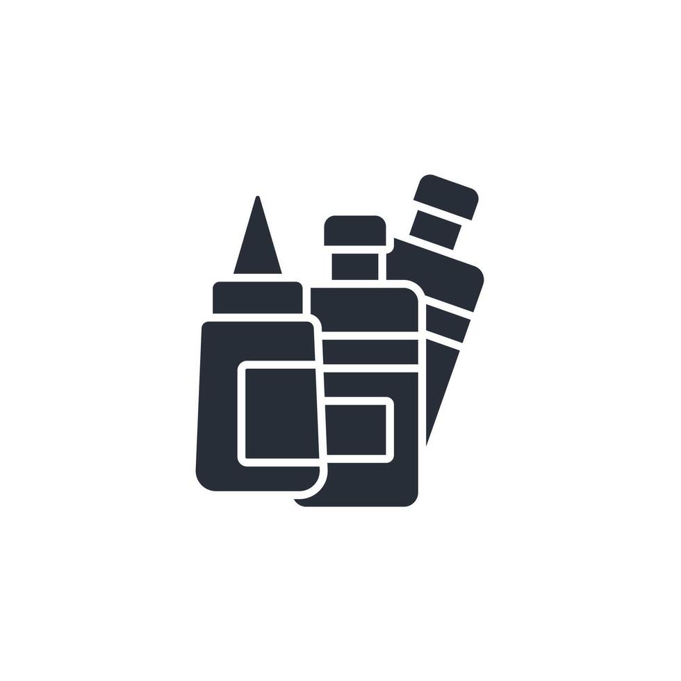 condiments icon. .Editable stroke.linear style sign for use web design,logo.Symbol illustration. vector