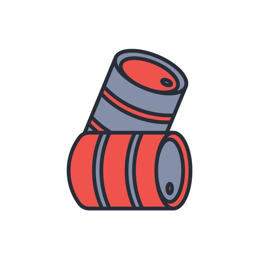 beer barrelsicon. .Editable stroke.linear style sign for use web design,logo.Symbol illustration. vector