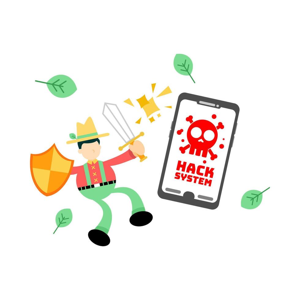 How to protect your phone from hackers vector