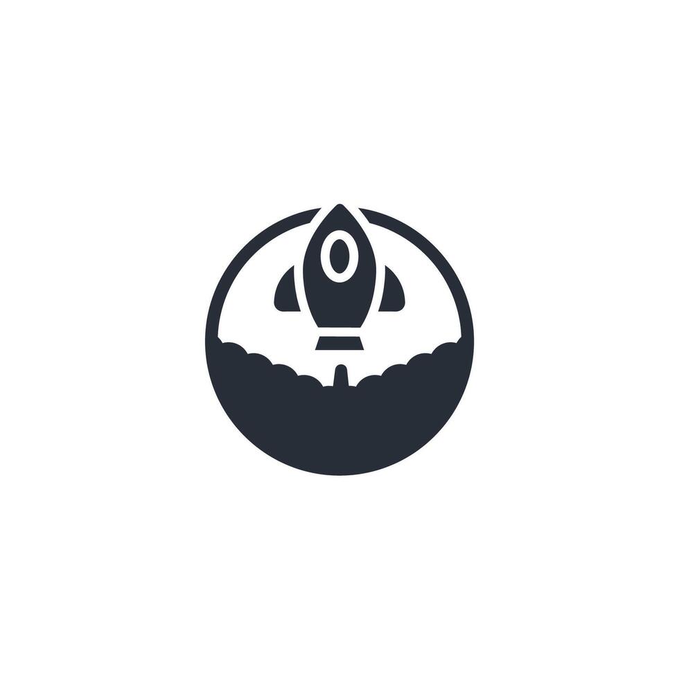rocket launch icon. .Editable stroke.linear style sign for use web design,logo.Symbol illustration. vector
