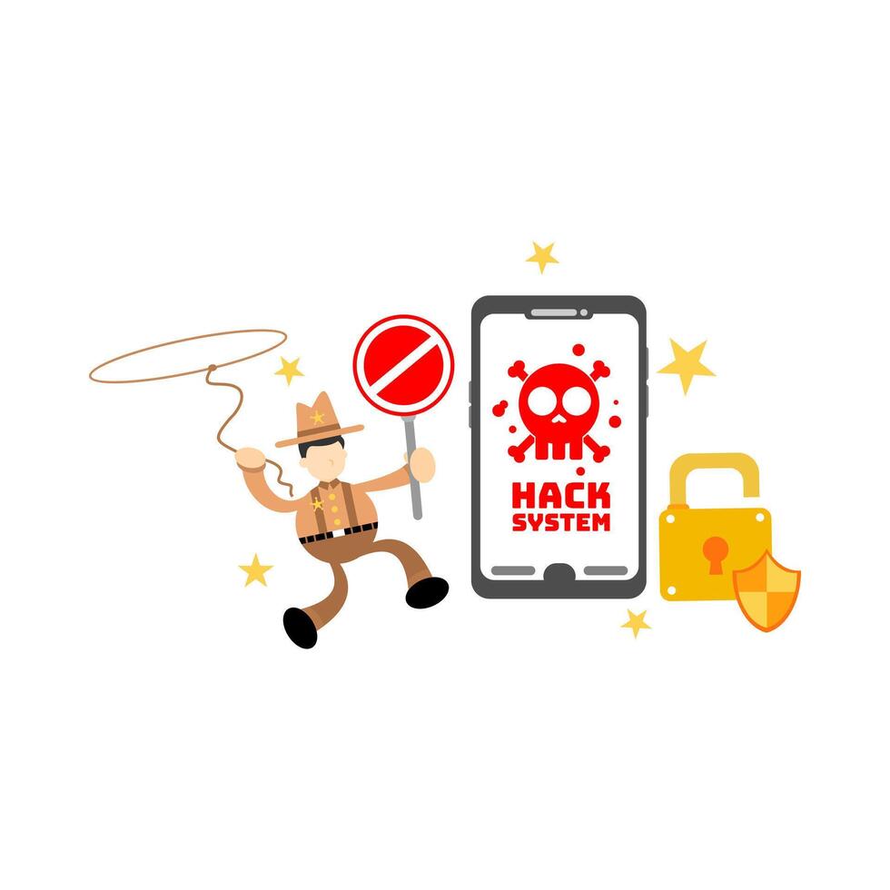 How to protect your phone from hackers vector