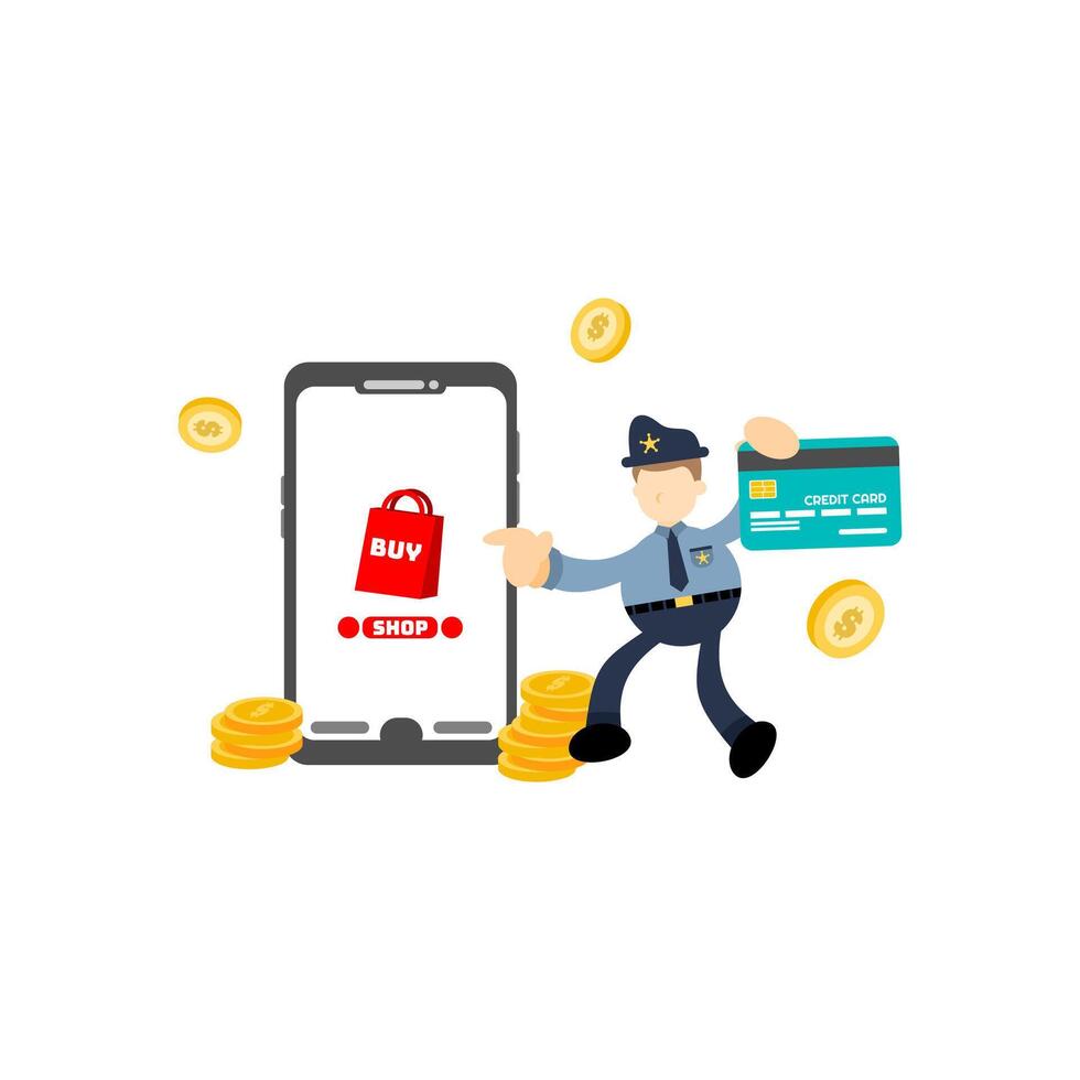 How to protect your online identity vector