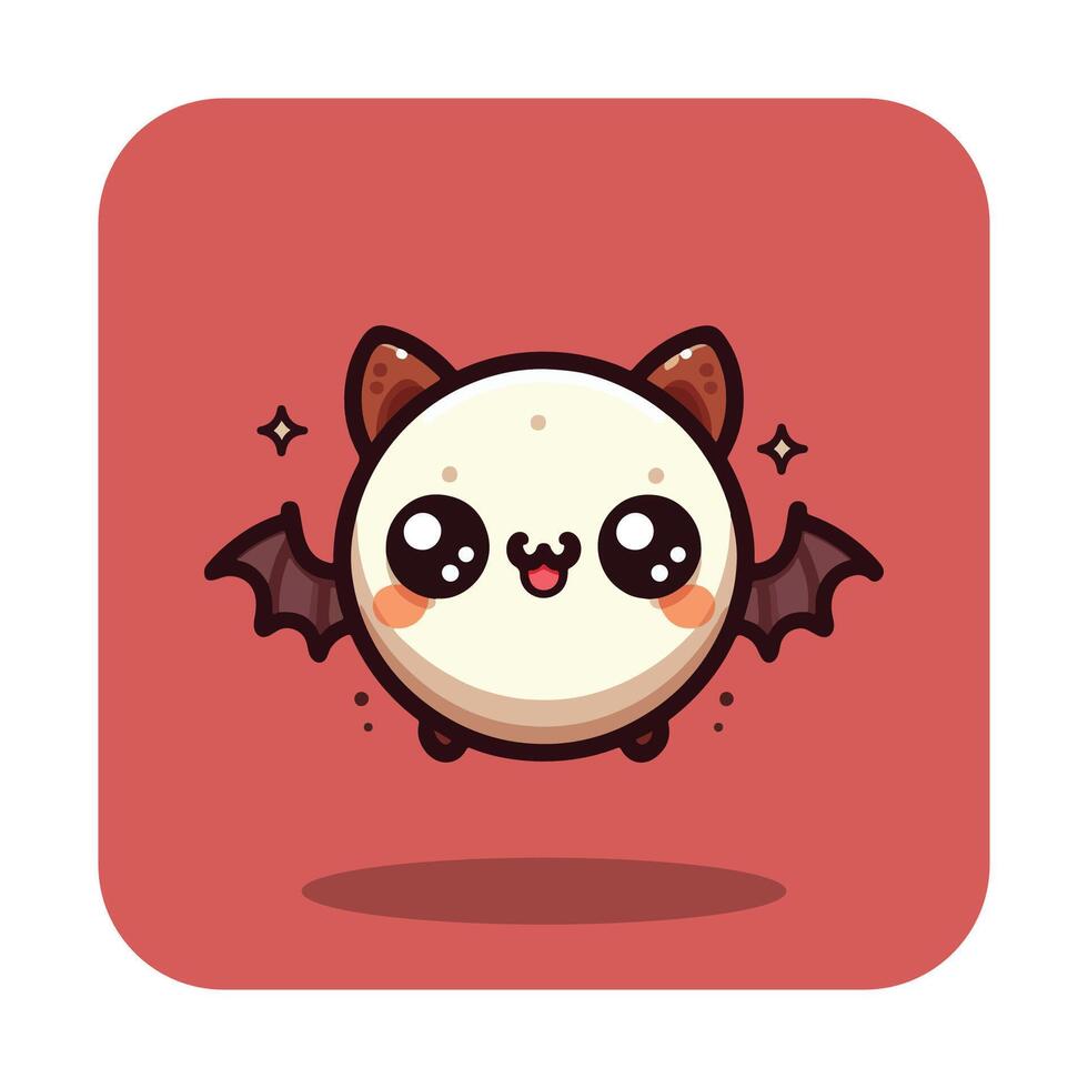 Tiny Bat with Big Eyes 3 vector