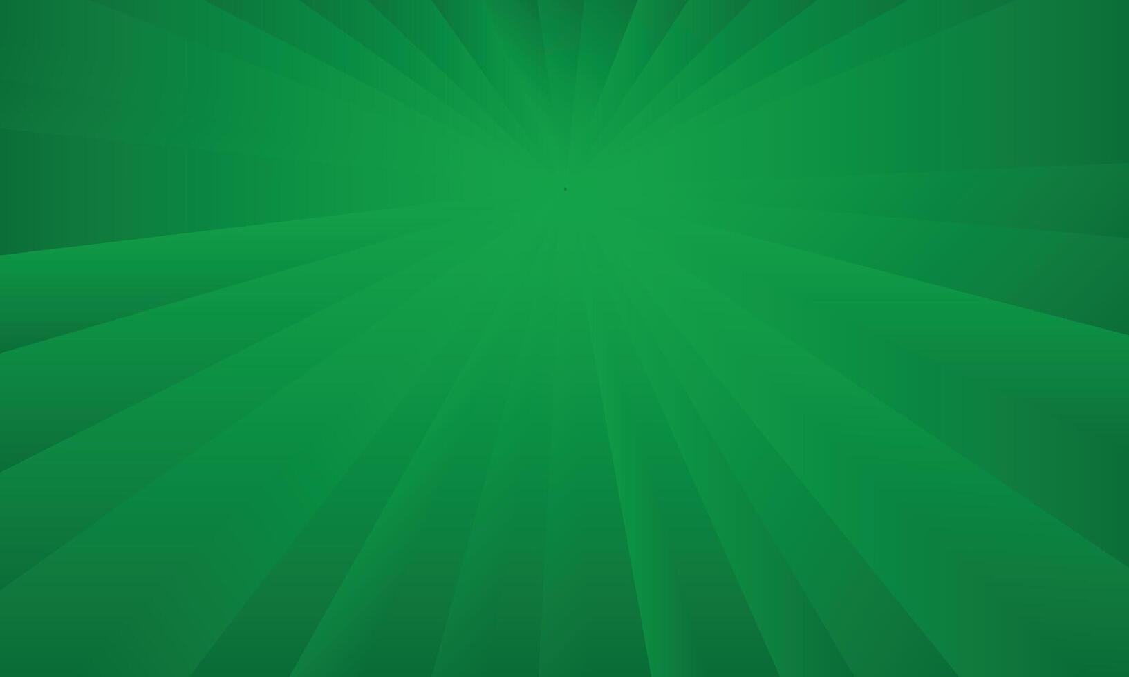 Dynamic green background with radiating lines vector