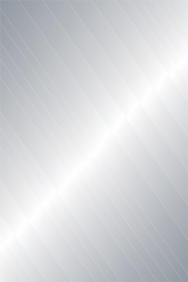Subtle diagonal silver lines on a light grey gradient Background vector