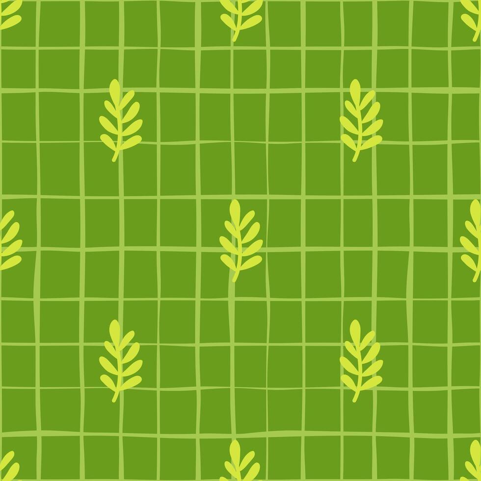 Artistic seamless foliage design. vector