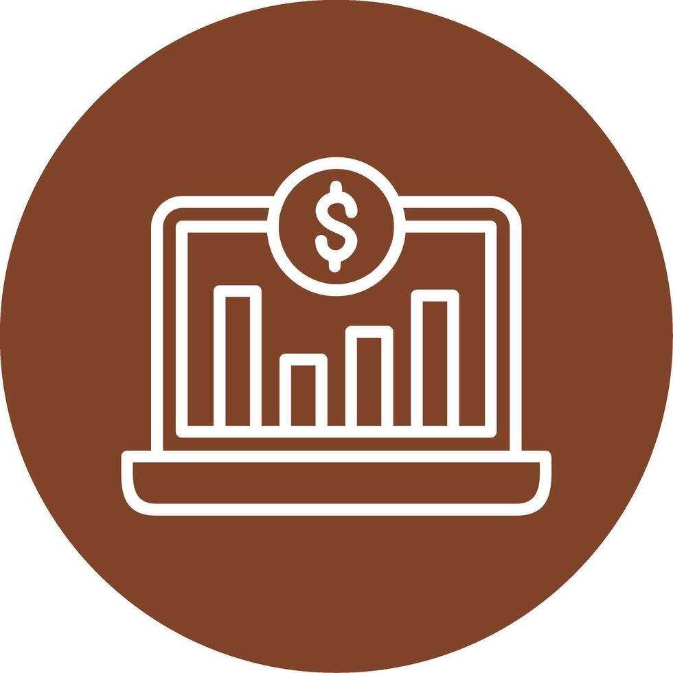 Paid Traffic Line Multi Circle Icon vector