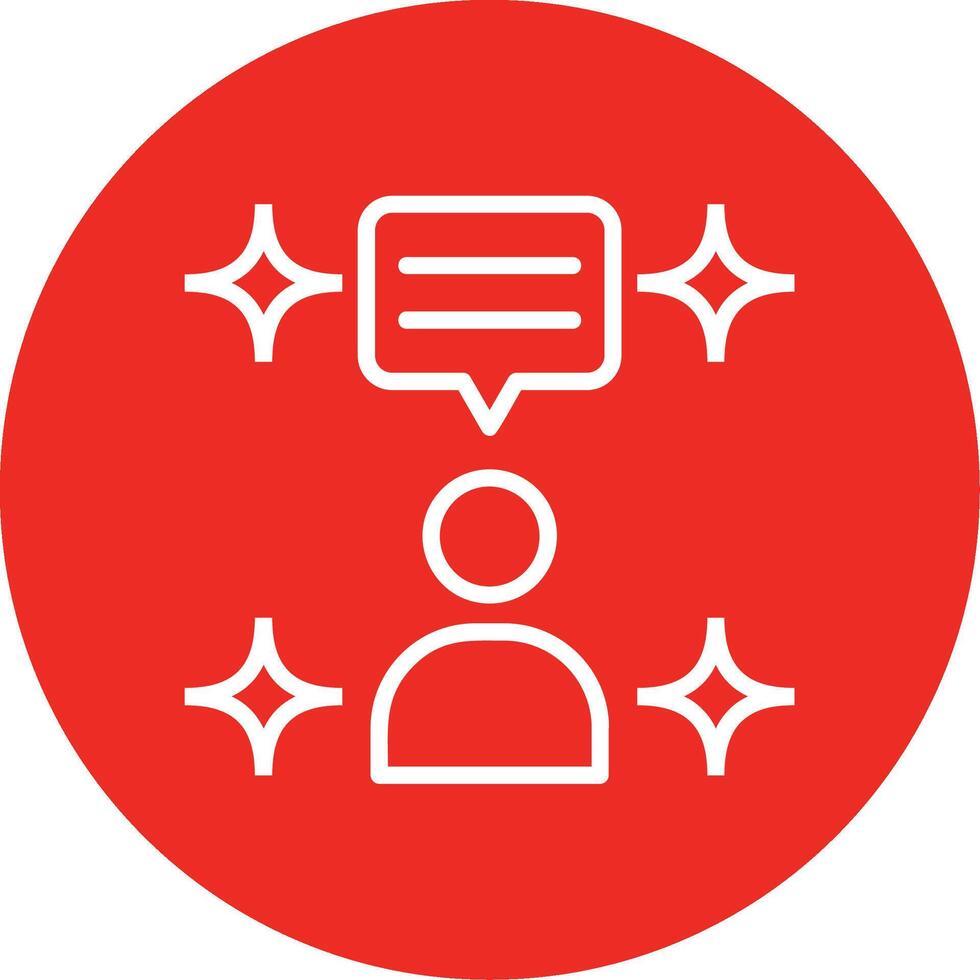 Consulting Line Multi Circle Icon vector