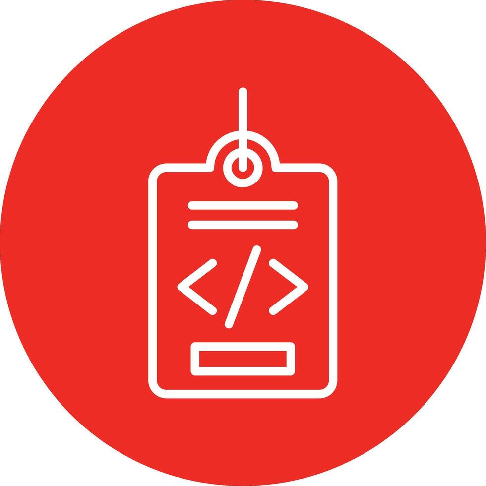 Meta Tags Line Multi Circle Icon vector
