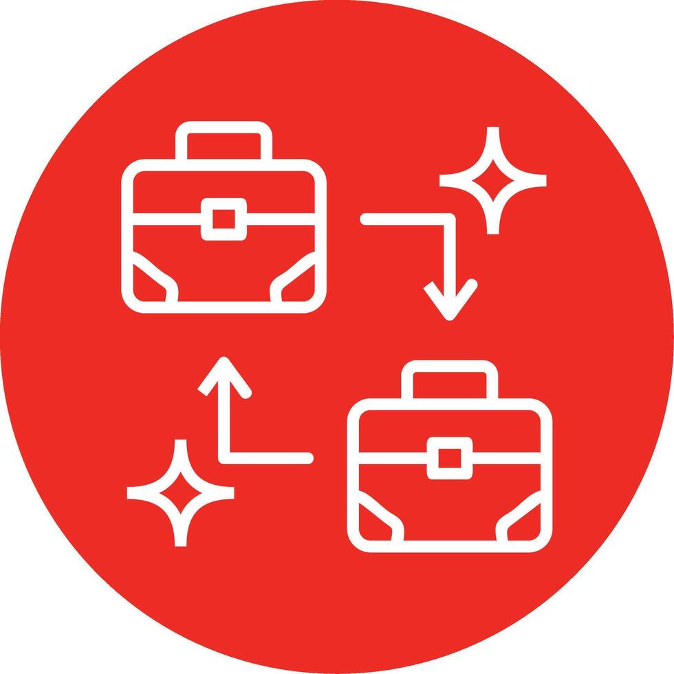 B2B Line Multi Circle Icon vector