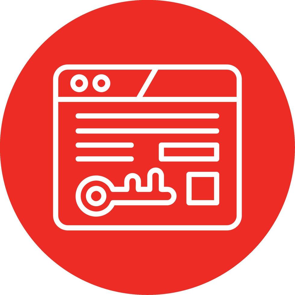 Keyword Density Line Multi Circle Icon vector