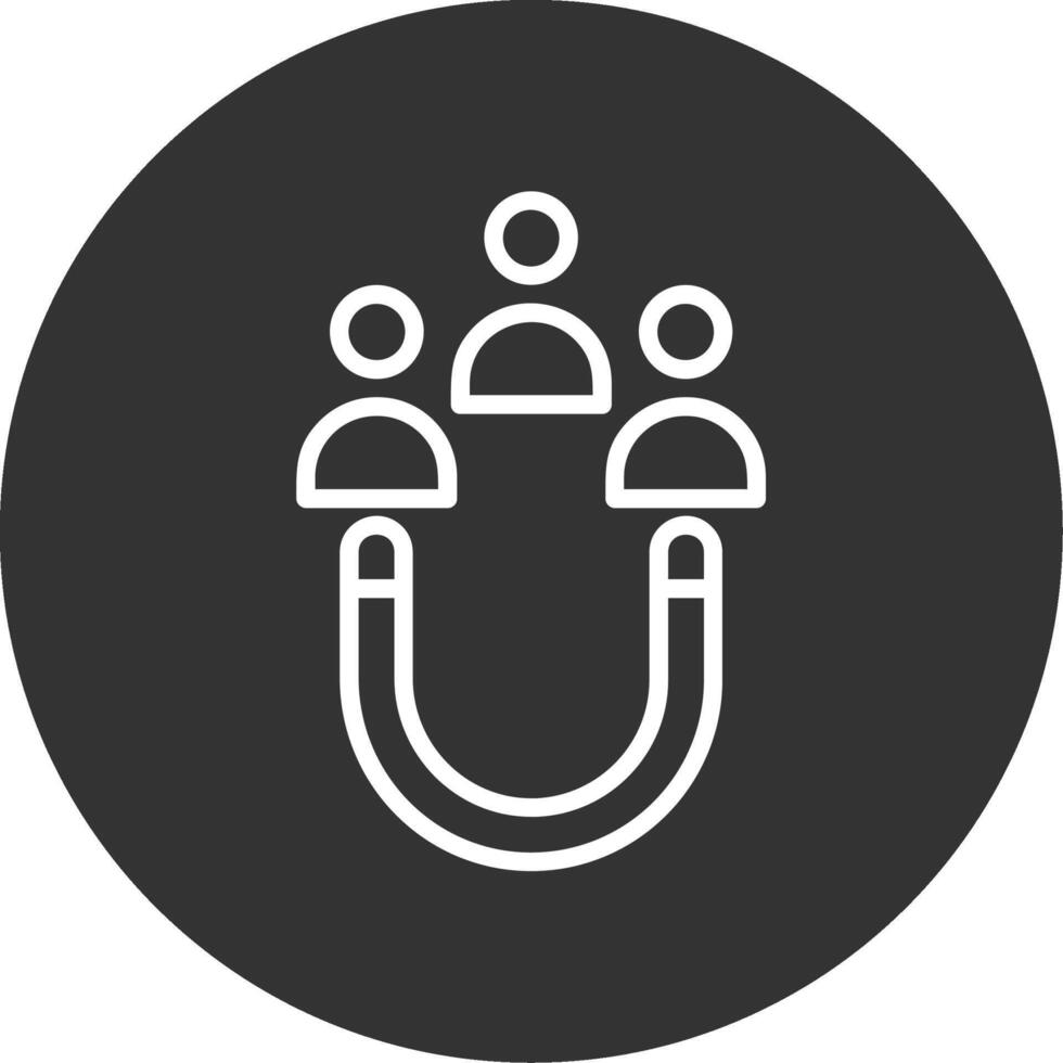 Customer Acquisition Line Multi Circle Icon vector