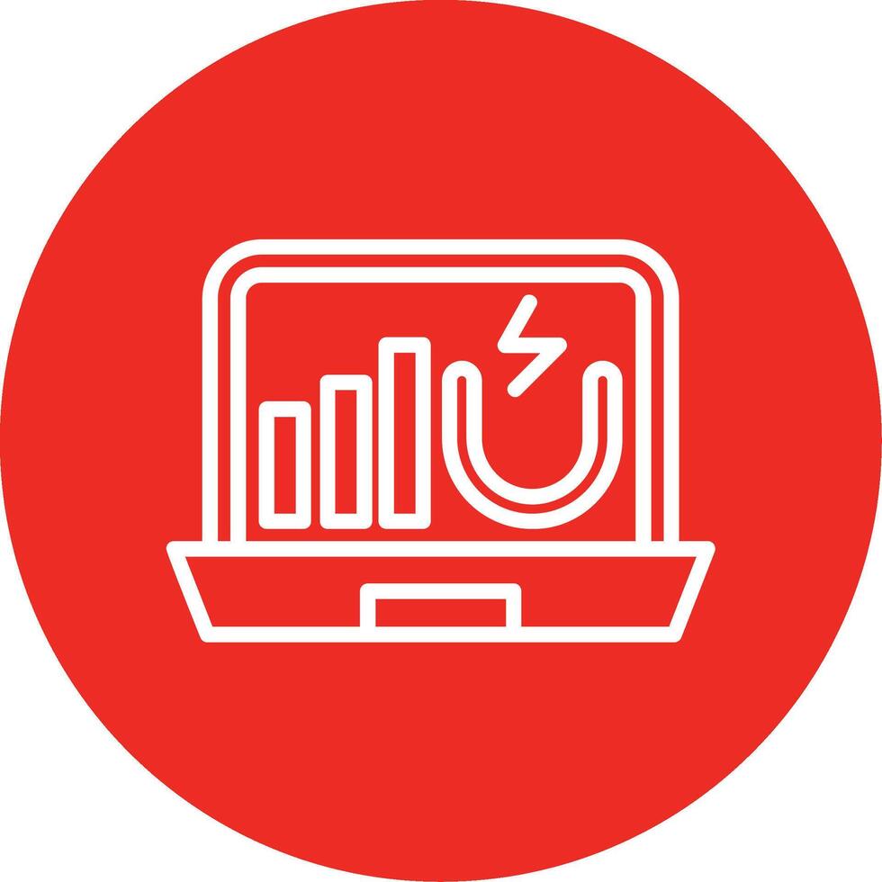 Inbound Marketing Line Multi Circle Icon vector