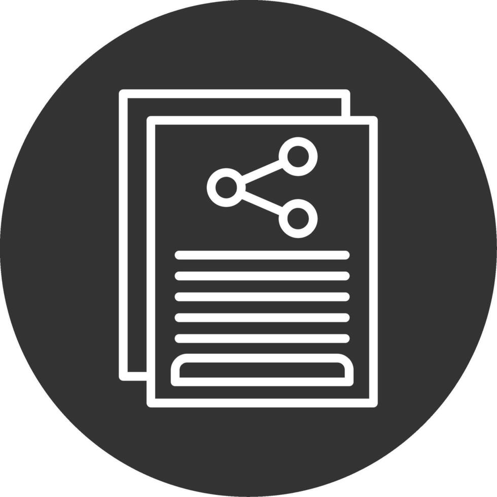 Content Sharing Line Multi Circle Icon vector