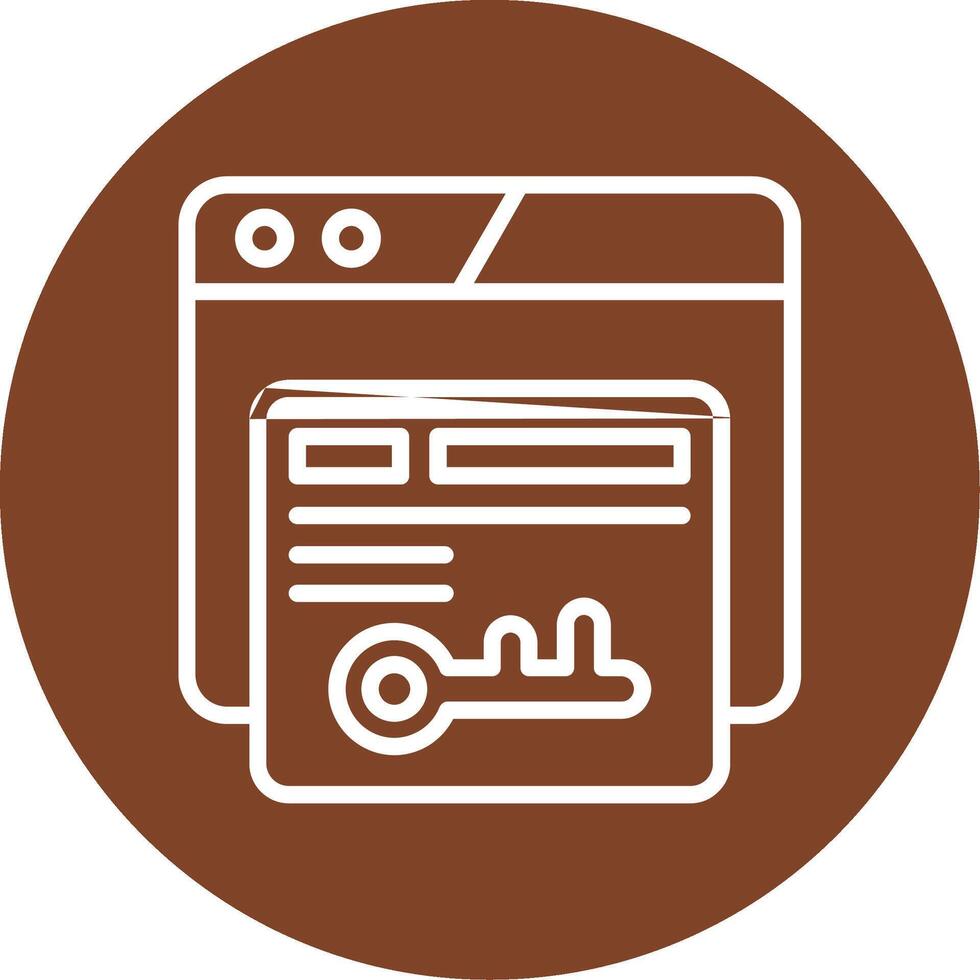 Keyword Stuffing Line Multi Circle Icon vector