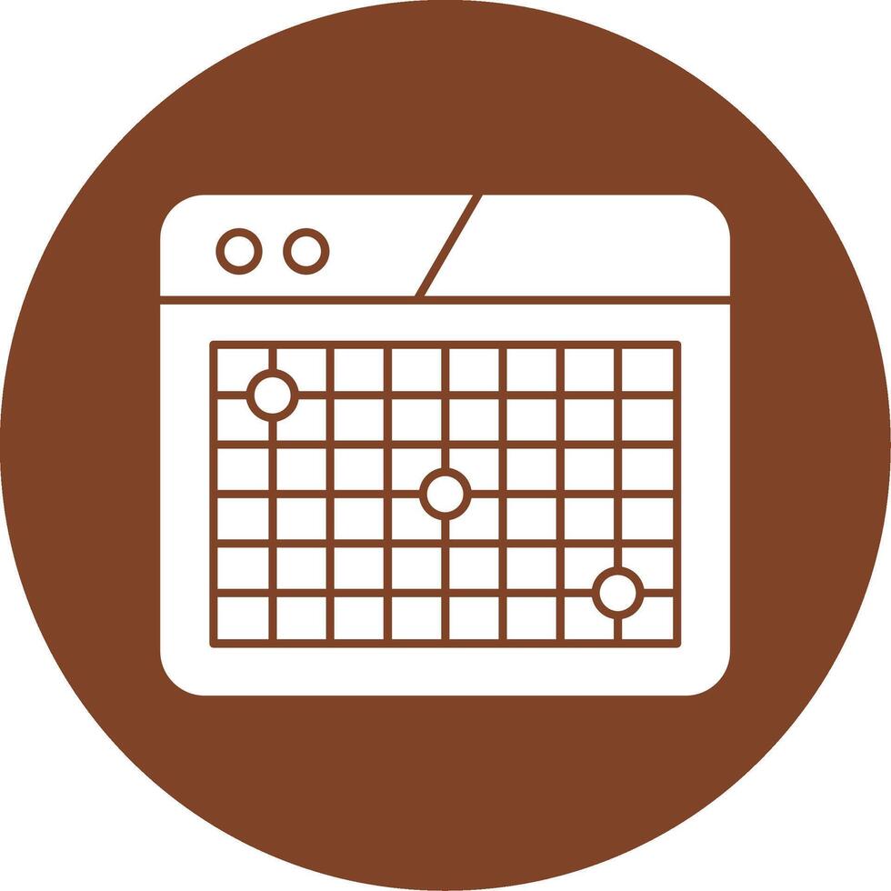 Heatmap Glyph Multi Circle Icon vector