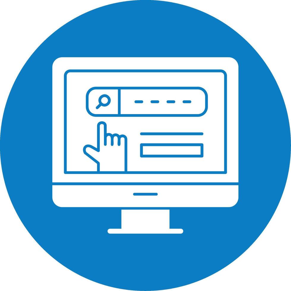 Featured Snippet Glyph Multi Circle Icon vector