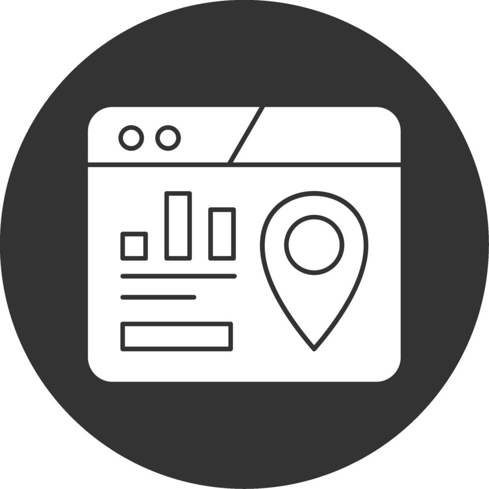 Map Pack Glyph Multi Circle Icon vector