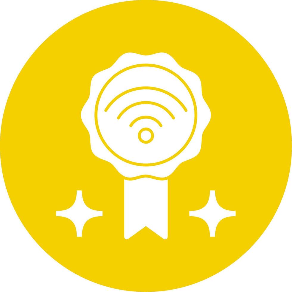 Good Internet Glyph Multi Circle Icon vector