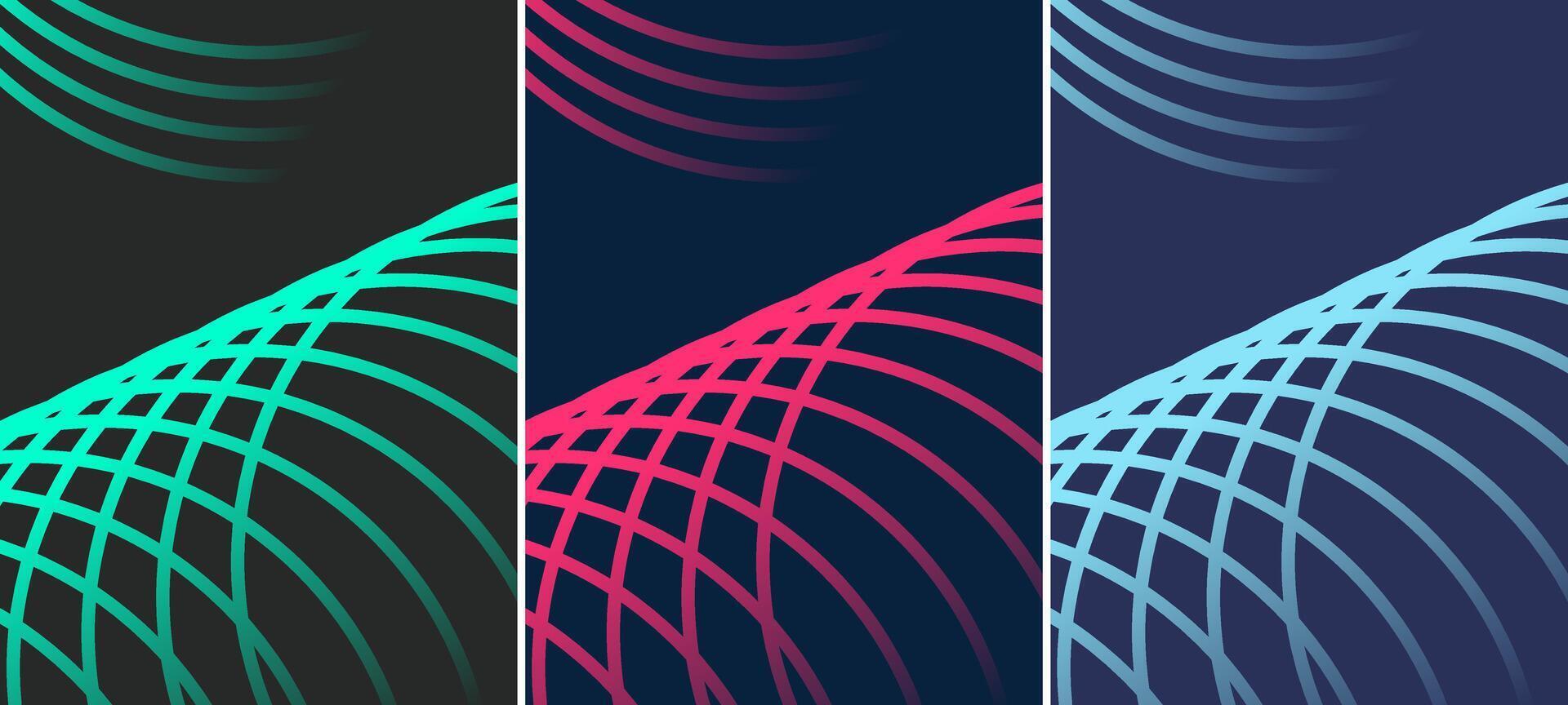 Set of Sports T-shirt jersey design Background for sublimation With Geometric Shape. Customizable Jersey template Illustration. vector