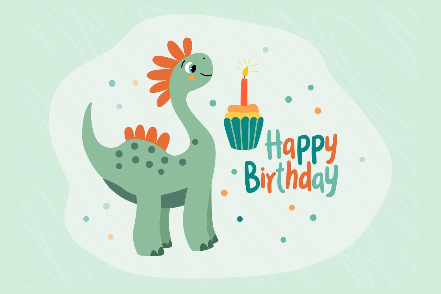 Baby Dino Greeting Card Baby Dino Greeting Card