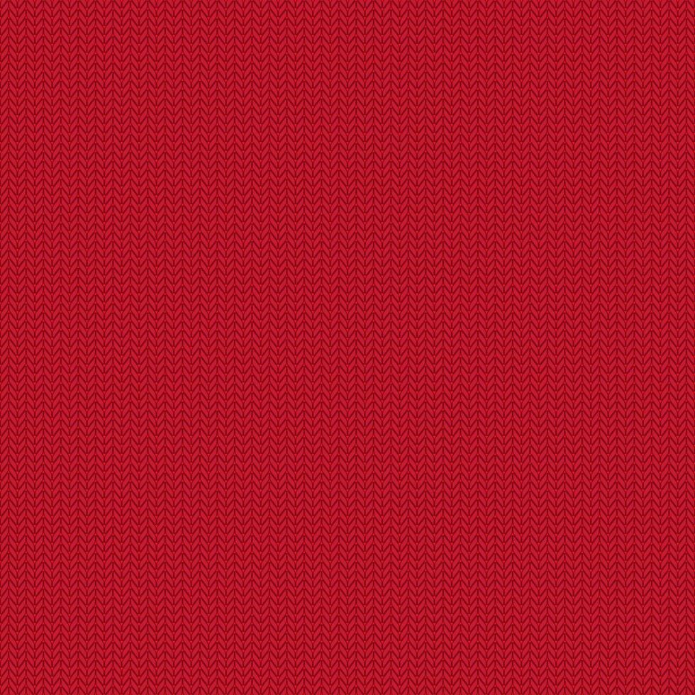 Seamless knitted pattern. Red realistic knitted fabric. illustration with knitted texture for wallpaper, background, web page, wrapping paper, winter design, postcard. vector