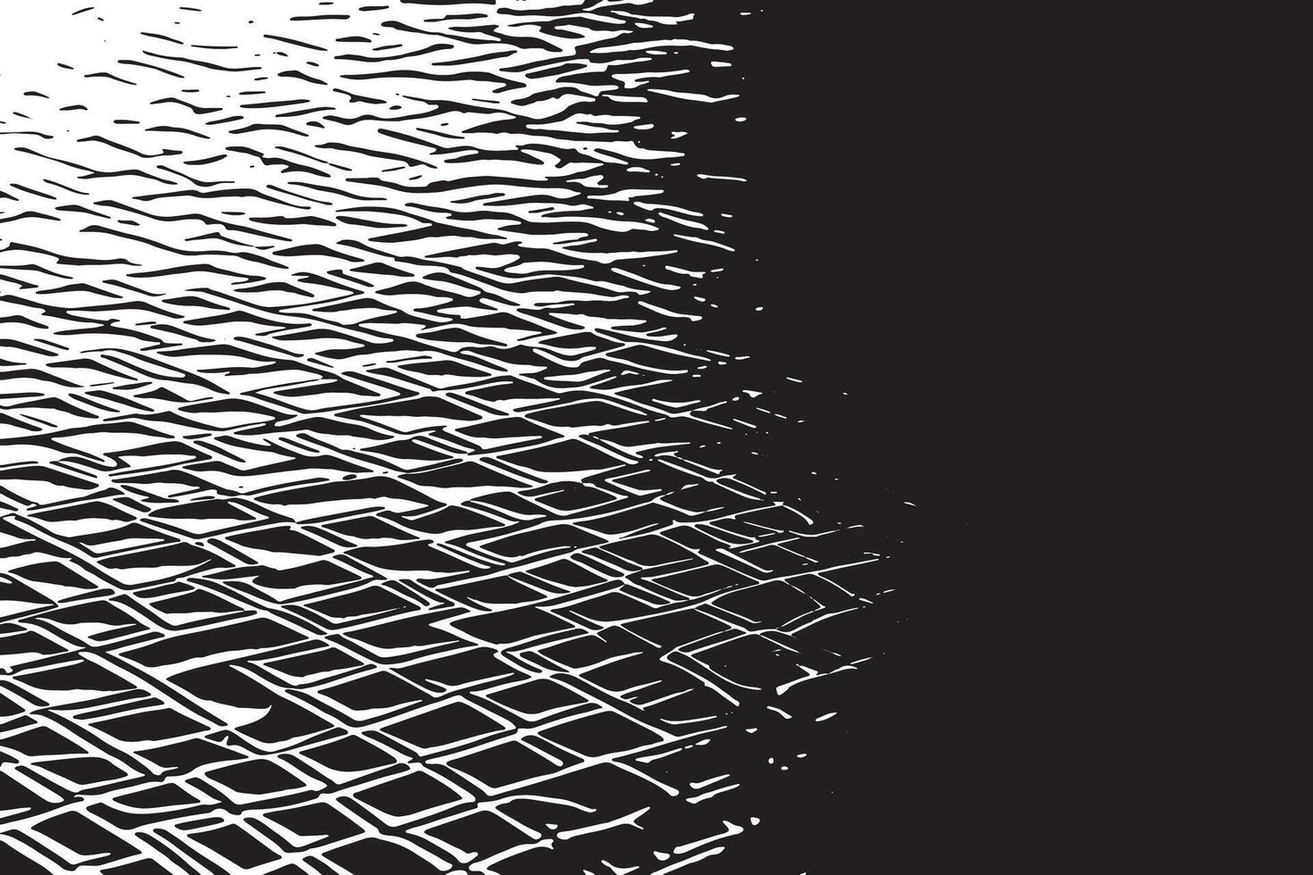 Monochrome Black Abstract Texture on Clean White Canvas for Layered Backgrounds vector