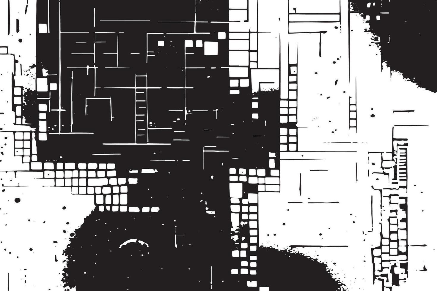Black Abstract Texture Overlay on Crisp White Canvas for Subtle Background Effects vector