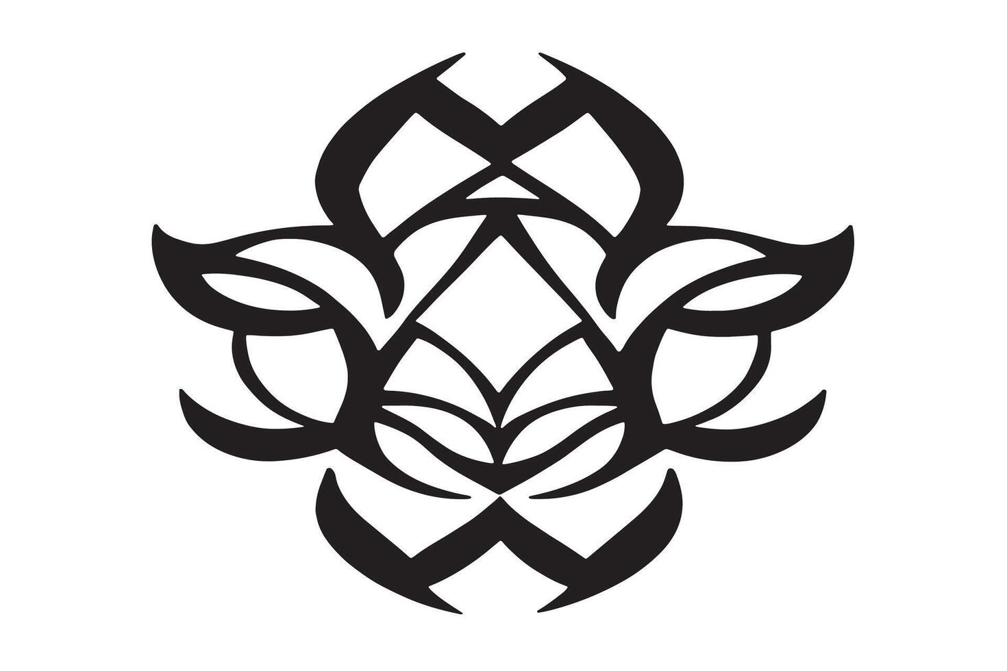 Black Silhouette Design on Bright White Canvas for Graphic Backgrounds and overlay texture vector