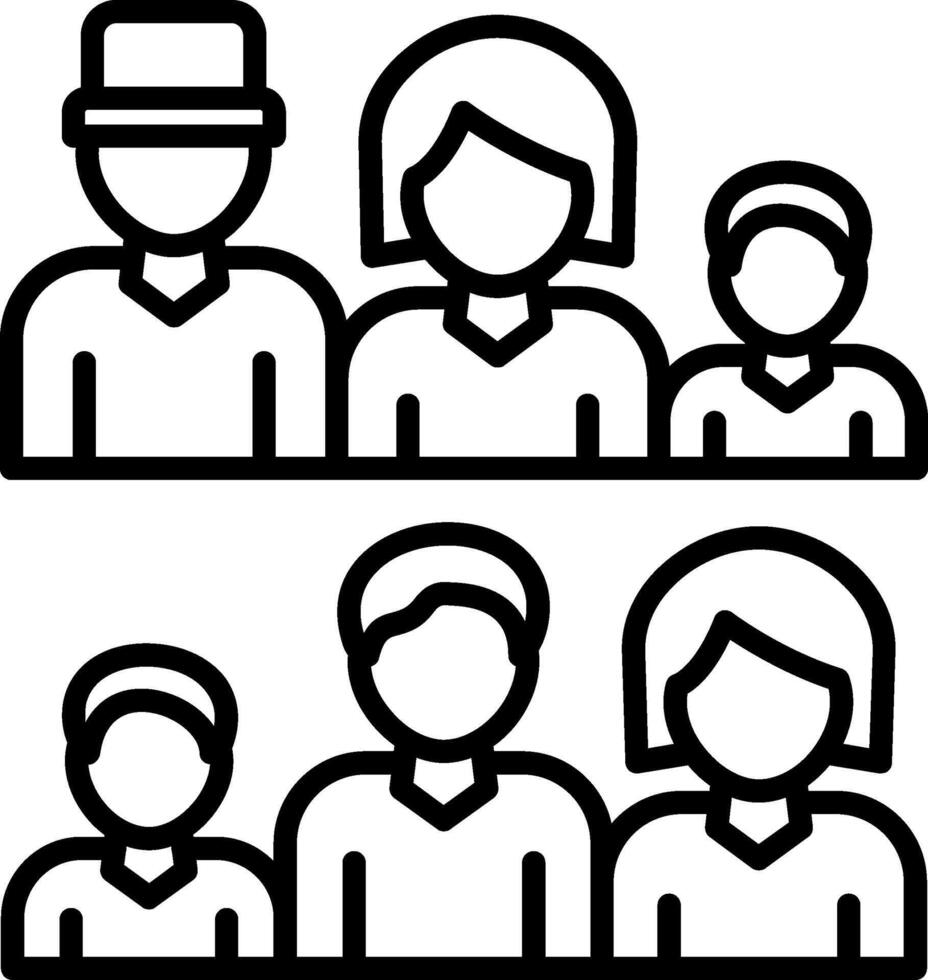 Family icon illustration vector